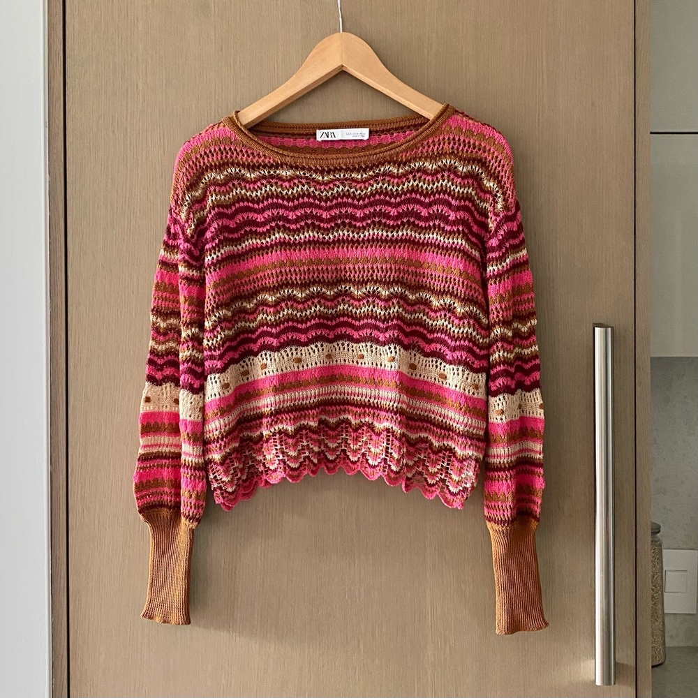 Zara crochet sweater - Picture 2 of 8